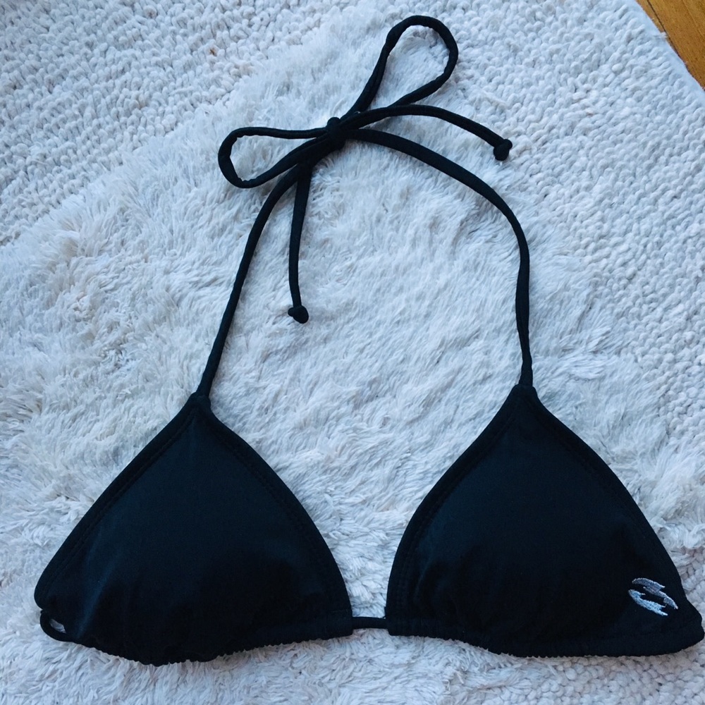 Billabong - black string bikini (tiny triangle)
